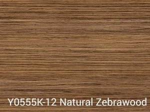 Y0555K 12 Natural Zebrawood Wilsonart Laminate Color Only Table Tops